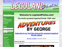 Tablet Screenshot of legolandphotos.com